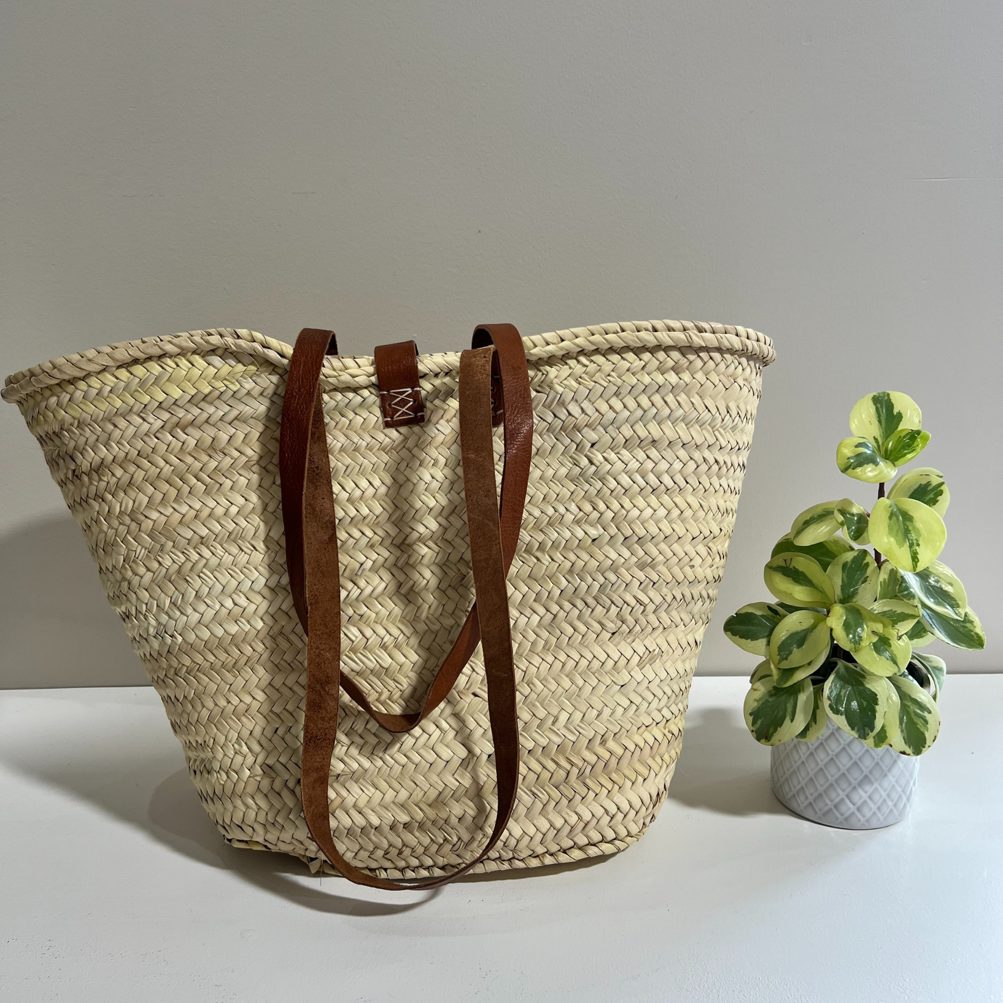 Handwoven Saddle Market Bag