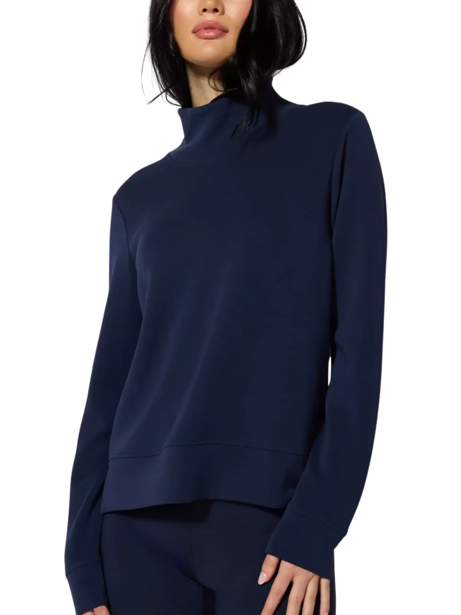 Dreamweave Mockneck - Navy Blazer