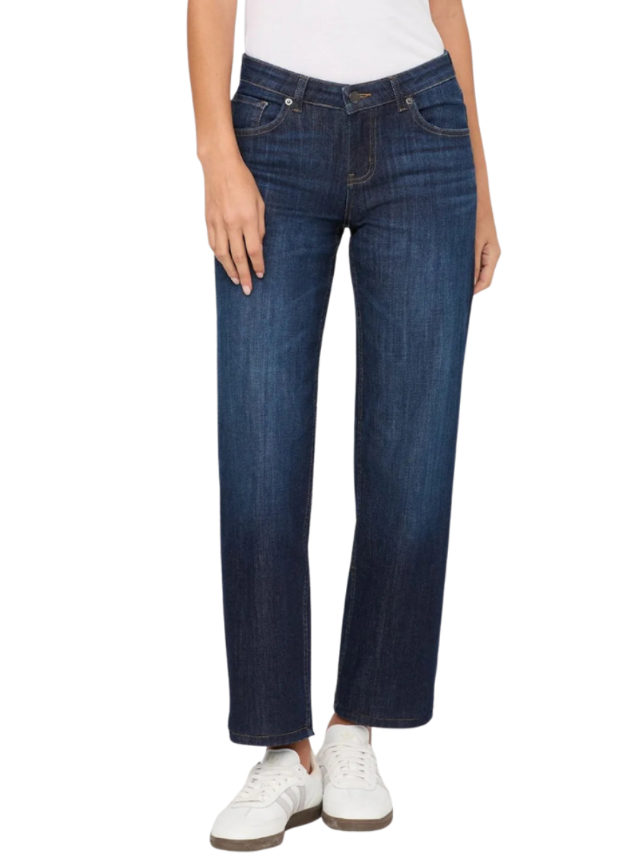 Performance Mid-Rise Straight Leg - Marina Blue