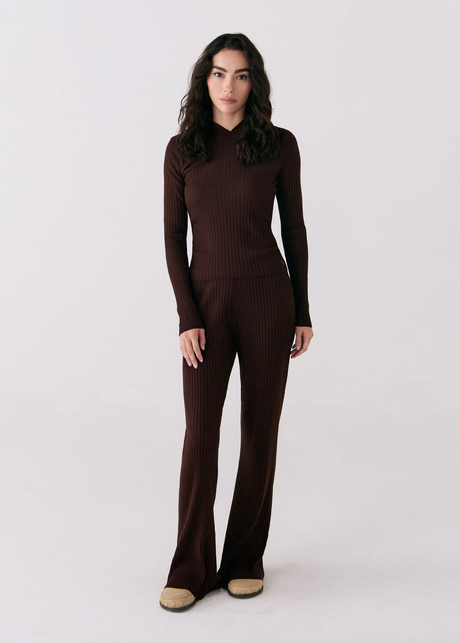 Aire Long Sleeve Hoodie in Java