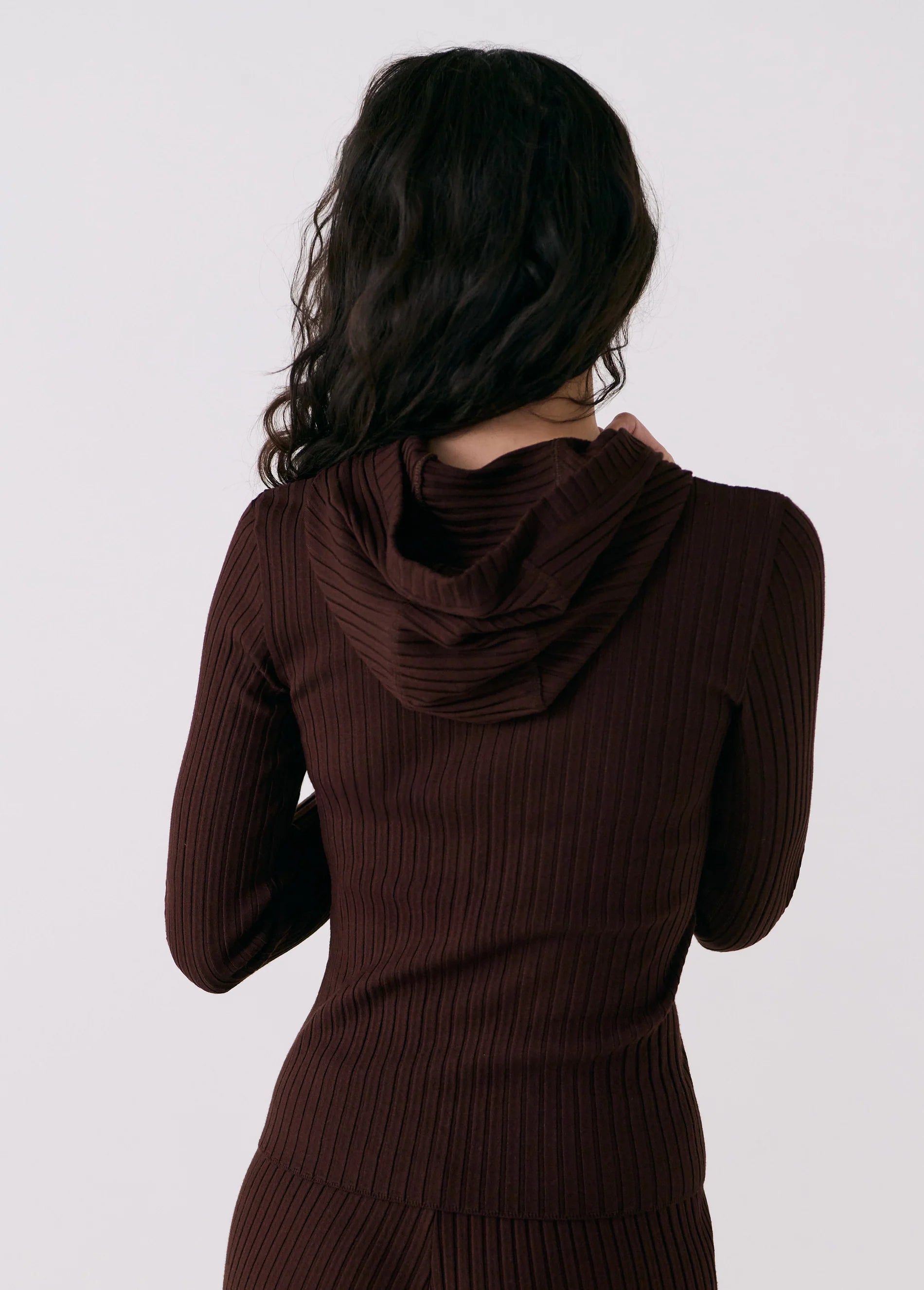 Aire Long Sleeve Hoodie in Java