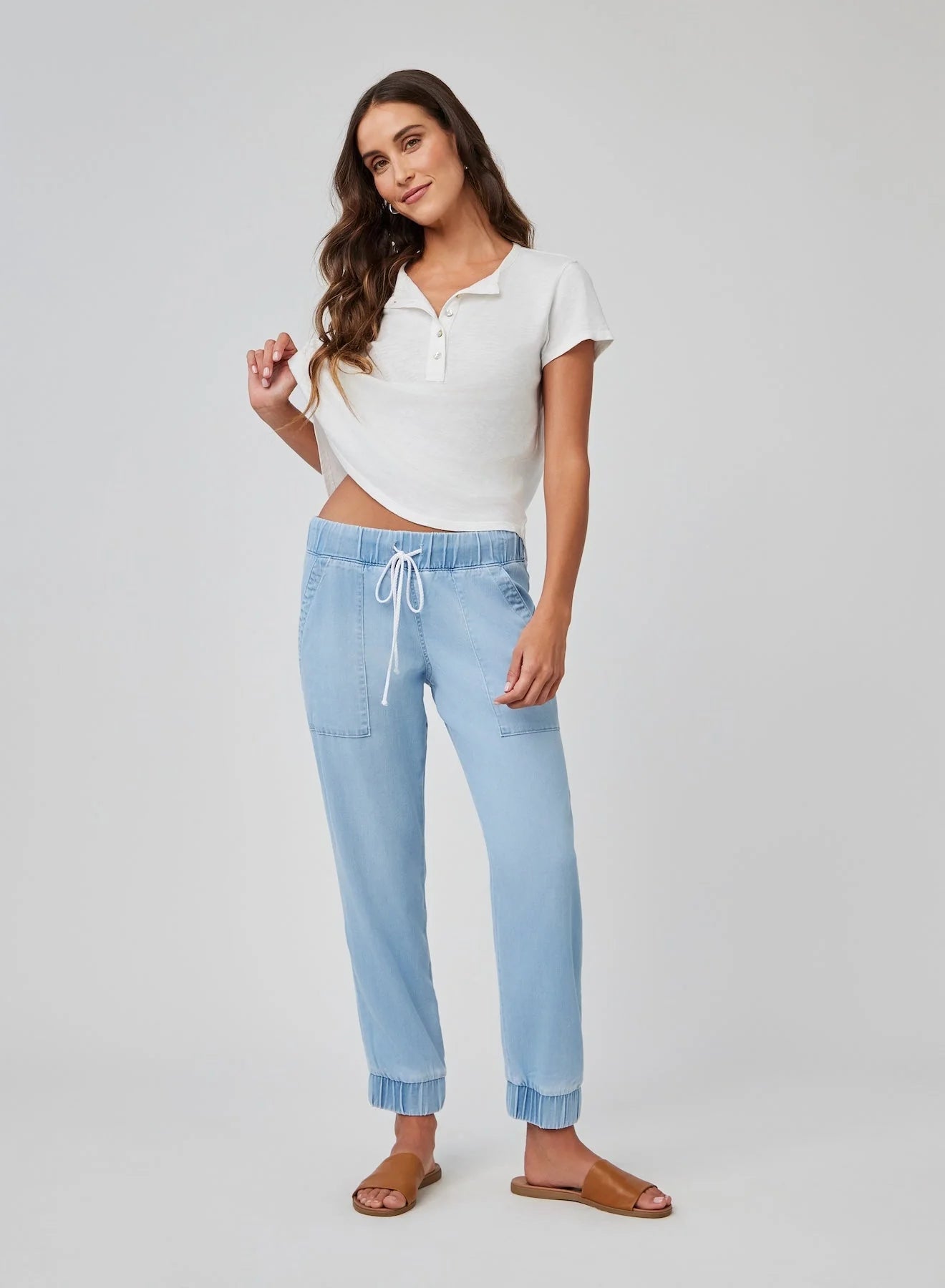 Chelsea Pocket Jogger - Malibu Mist