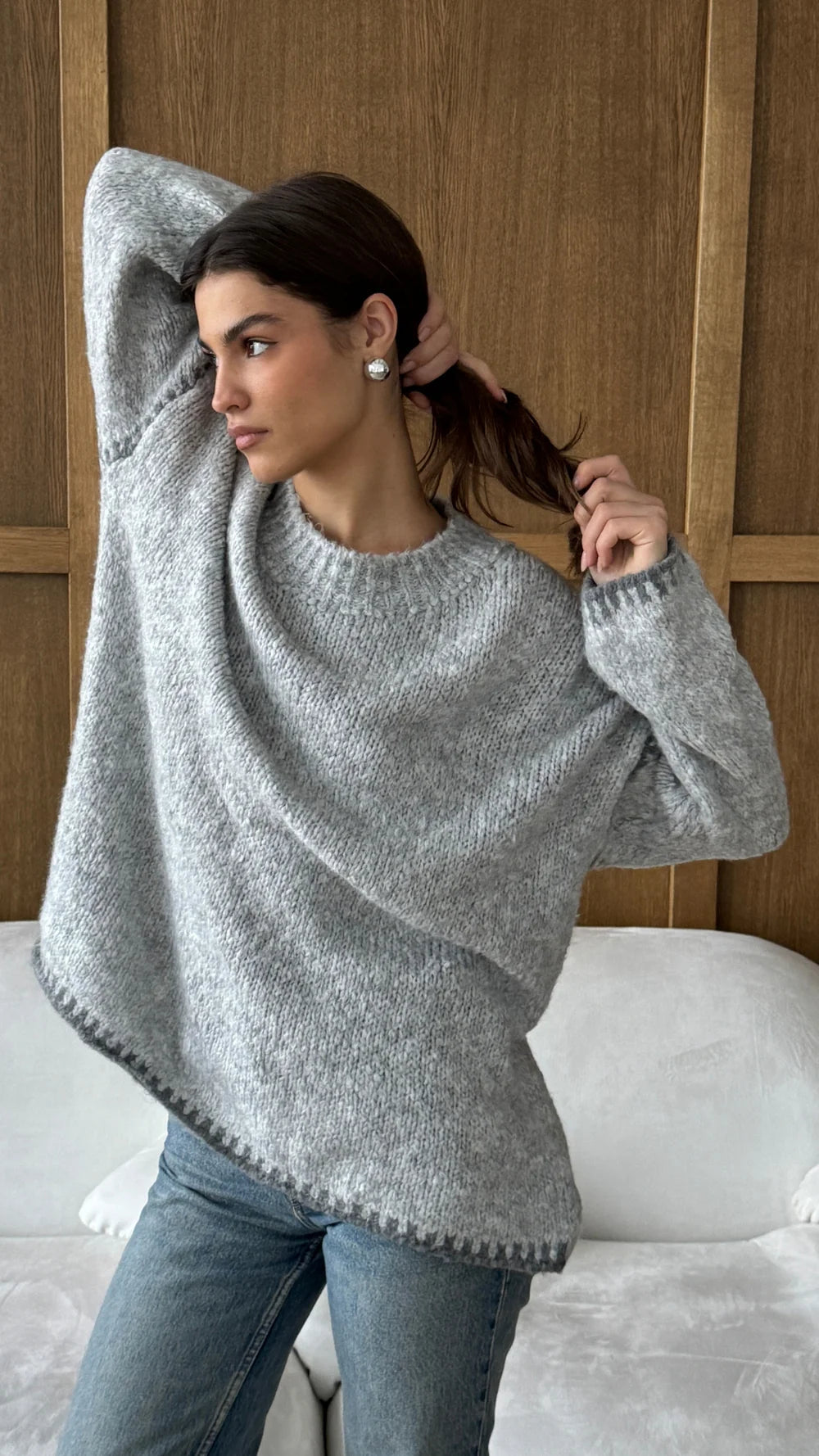 Cleo Sweater - Grey