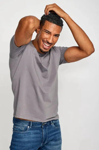 Crew Neck T-Shirt in Slate
