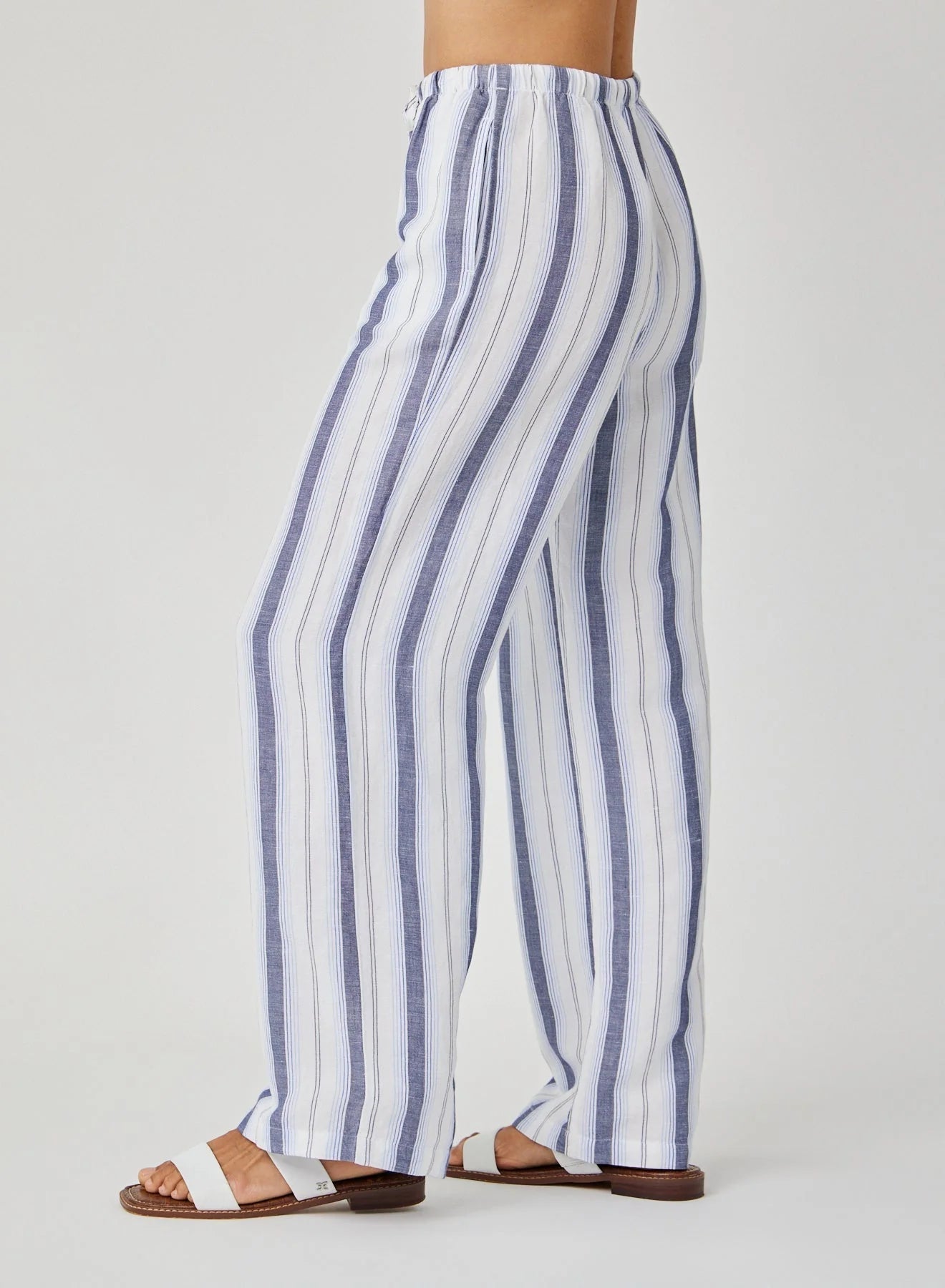 Coastal Linen Blend Wide Leg - Ombre