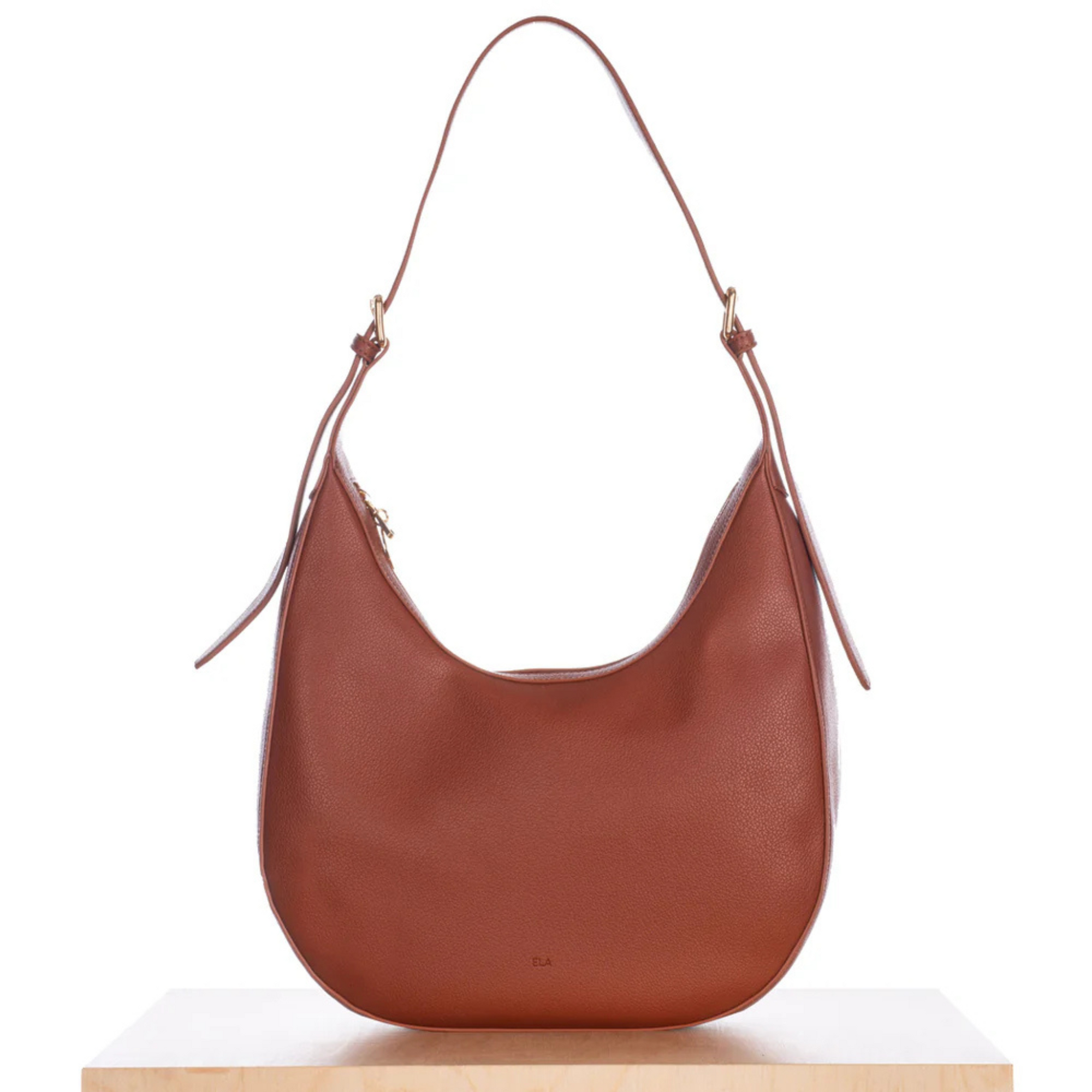 Ela Hobo Bag in Walnut