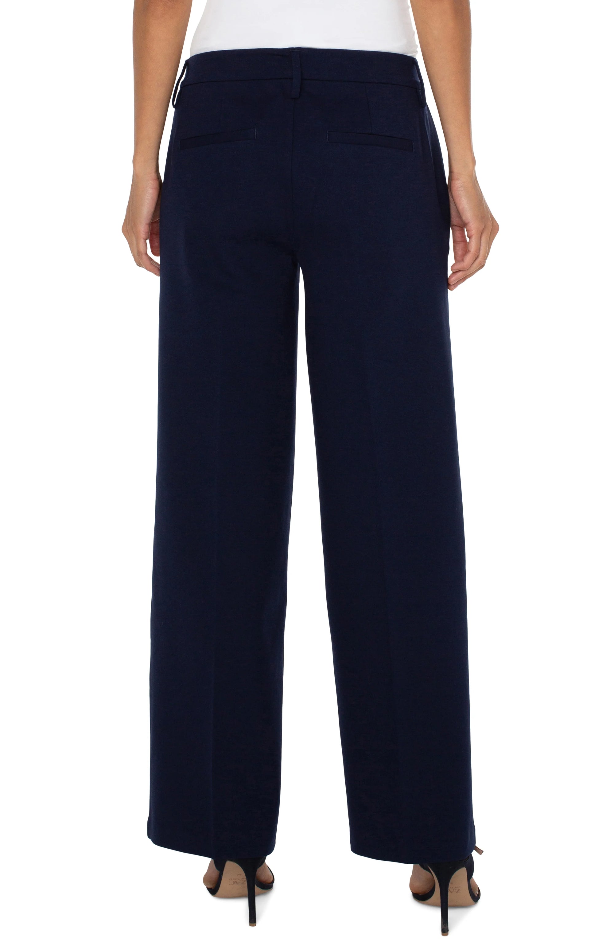 Kelsey Wide Leg Pant - Navy
