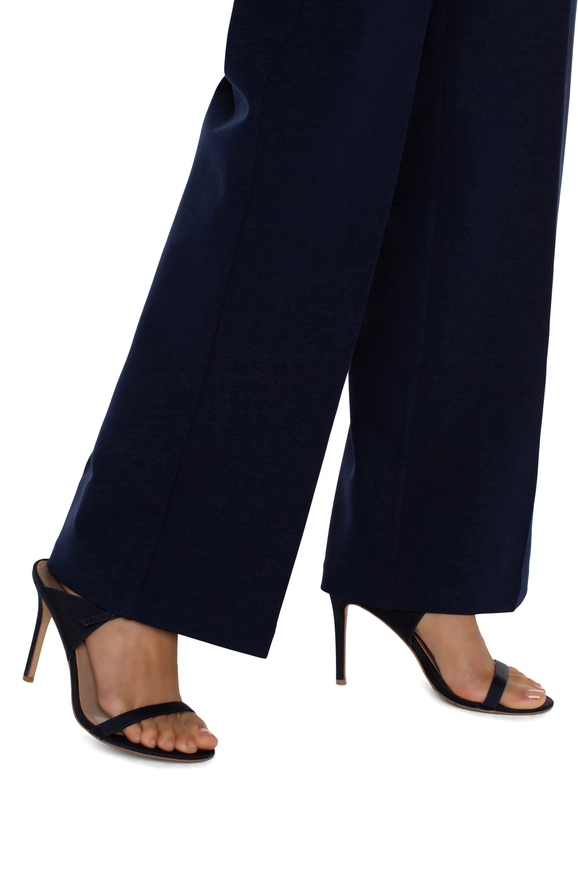 Kelsey Wide Leg Pant - Navy