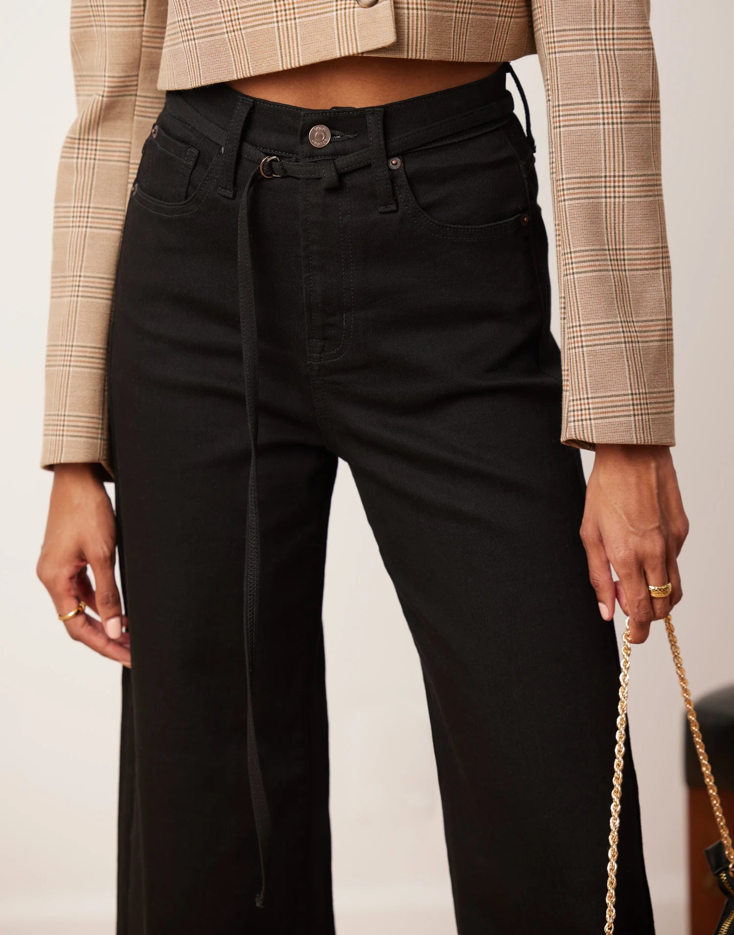 Yoga Jean Lily Wide leg in Black