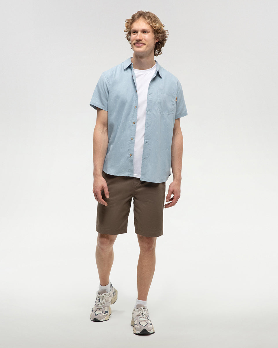 Tentree Mancos Shirt - Blue Haze