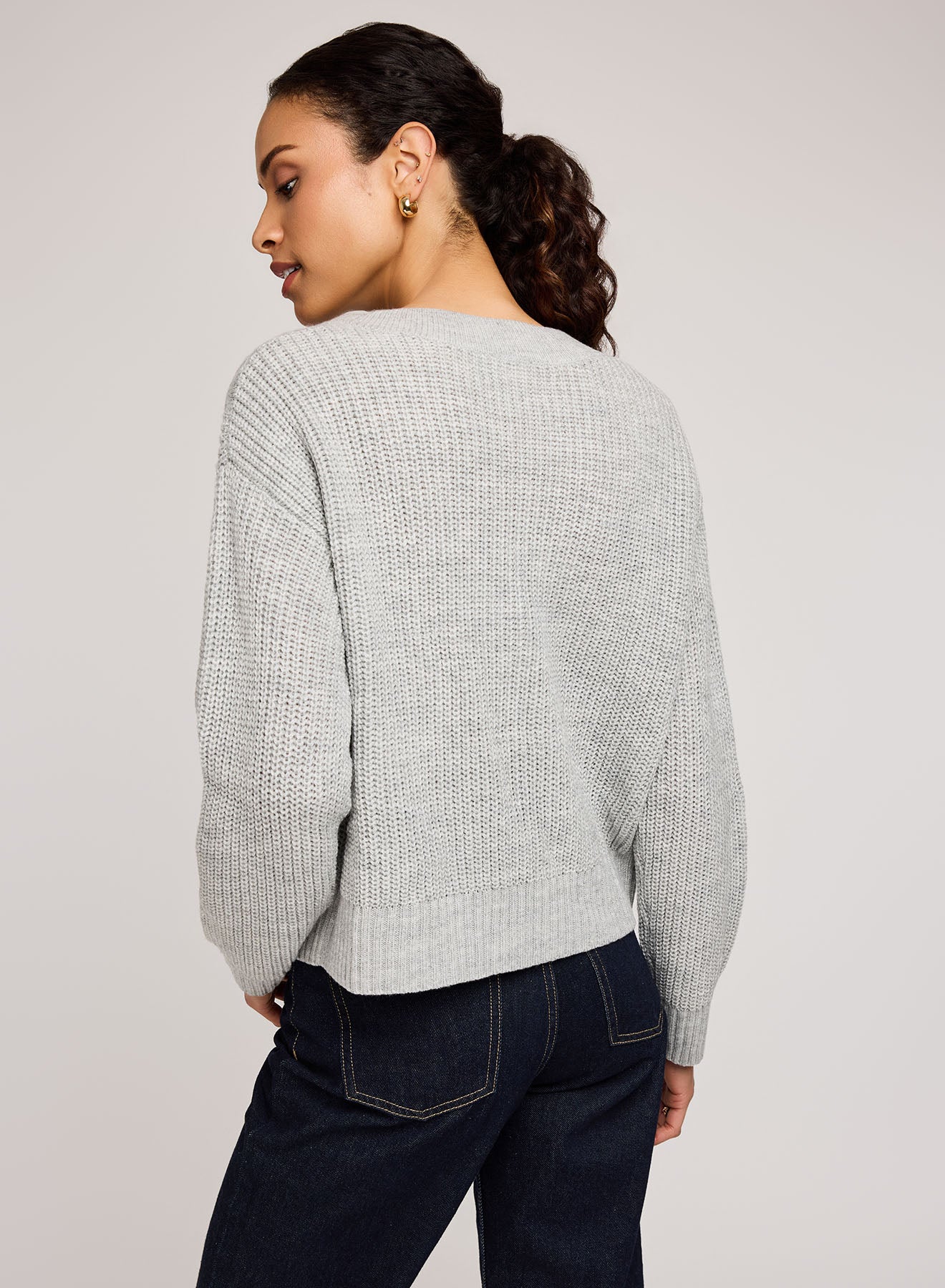 Marcie Pullover - Heather Ash