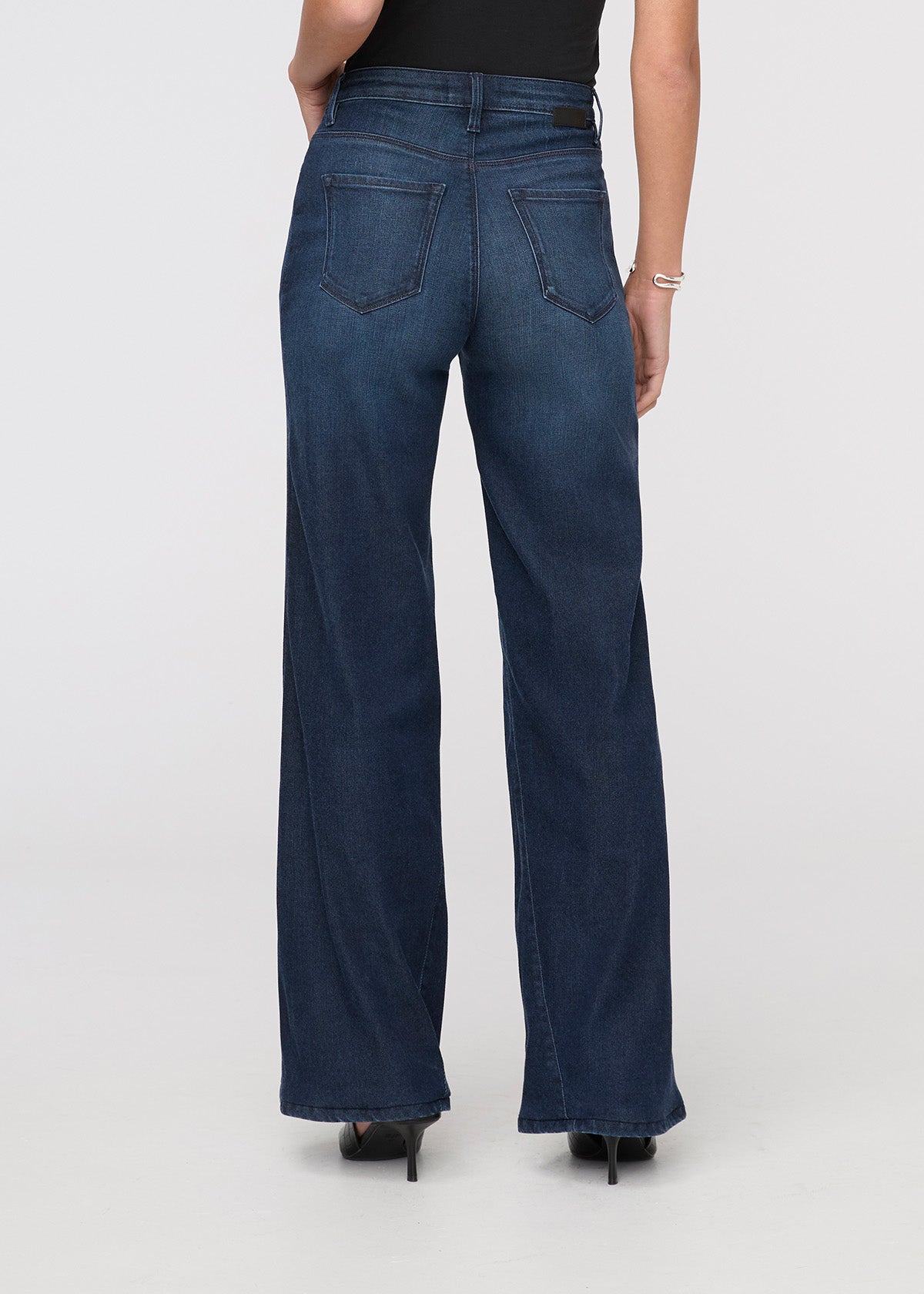 No Sweat Denim Wide Leg - Nostalgia Blue