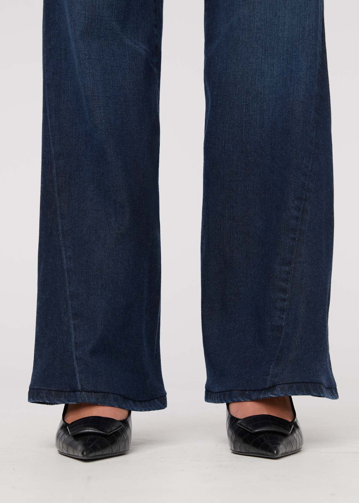 No Sweat Denim Wide Leg - Nostalgia Blue