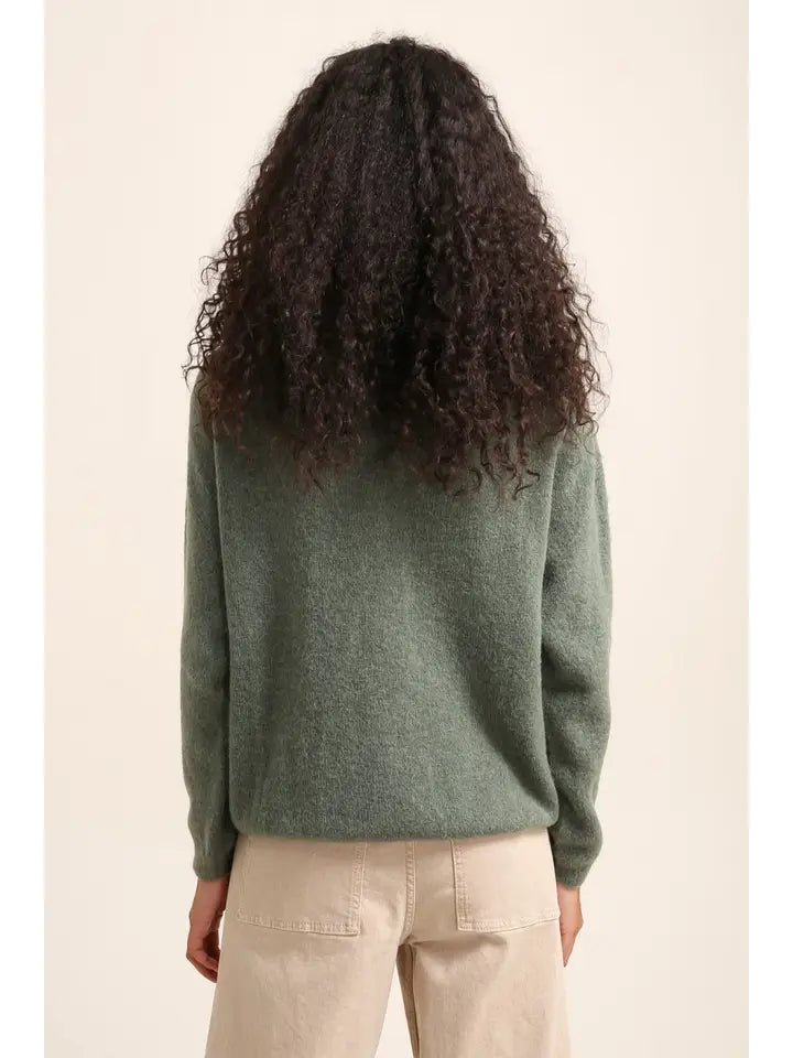 Alpaca Cardigan - Persimmon