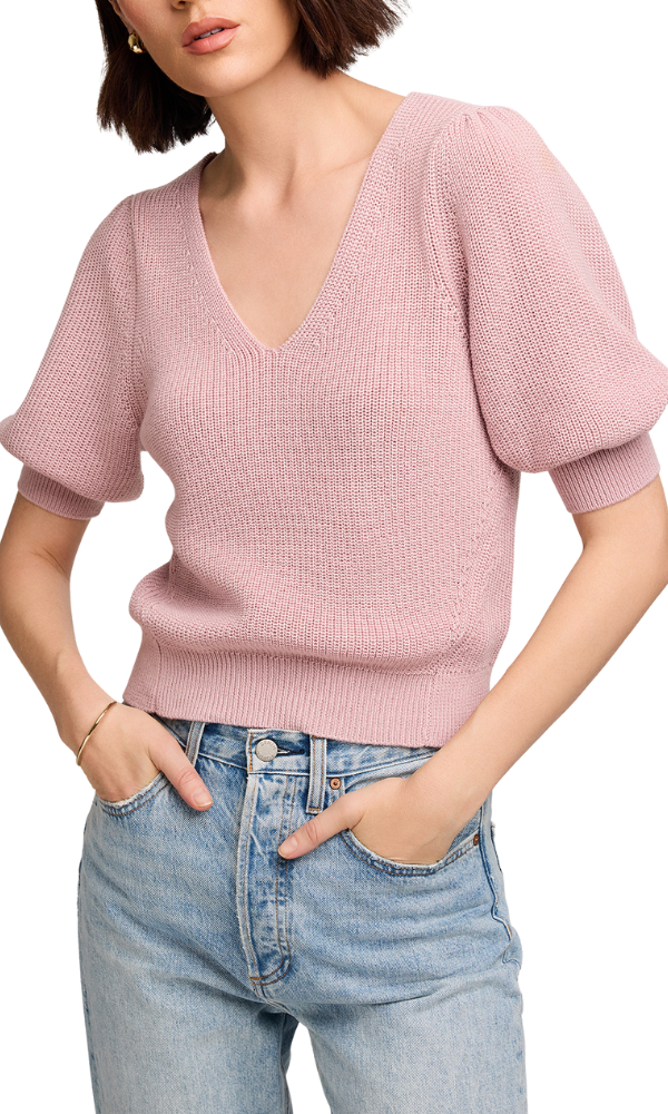 Phoebe Pullover Knit Sweater - Pink
