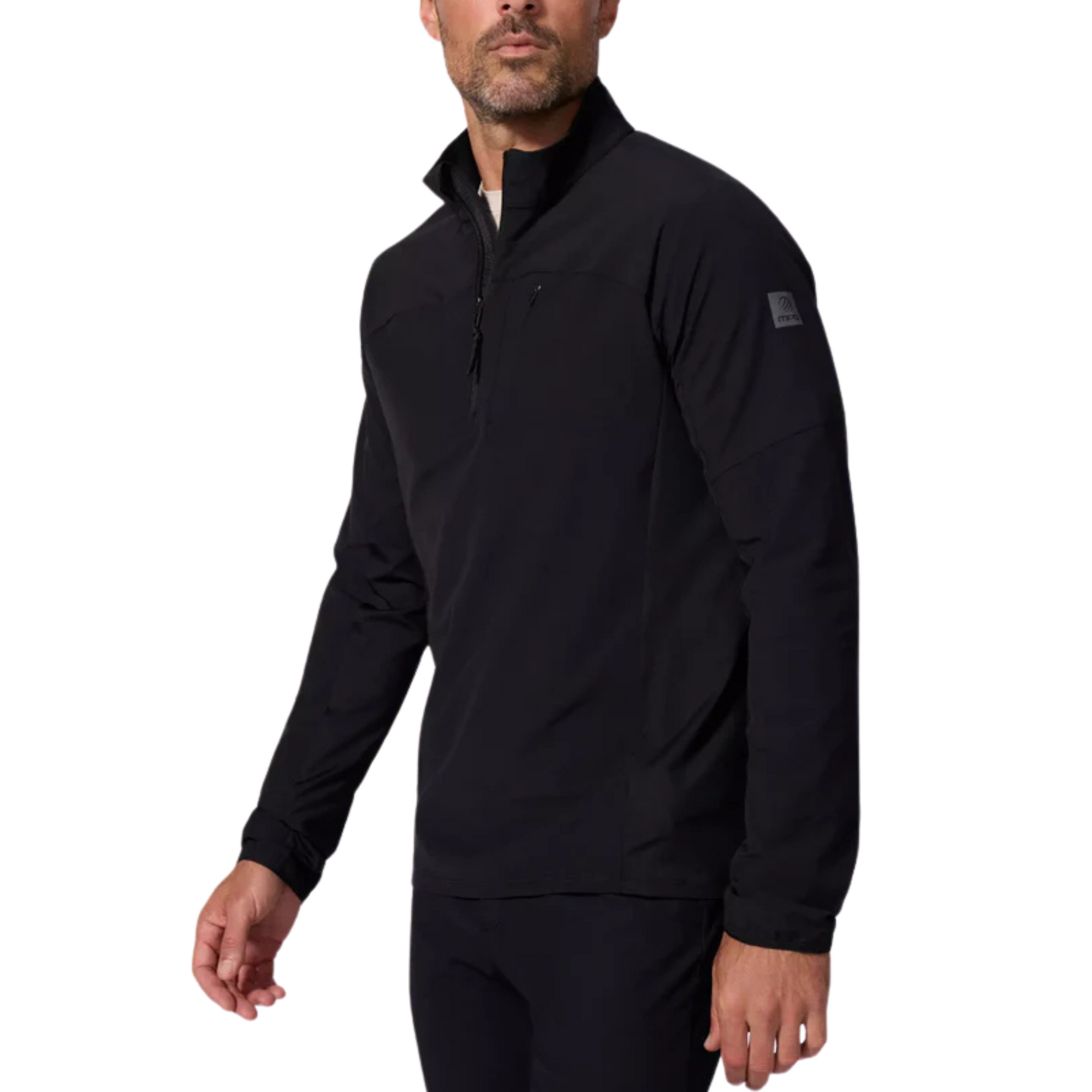 Rove 1/2 Zip in Black