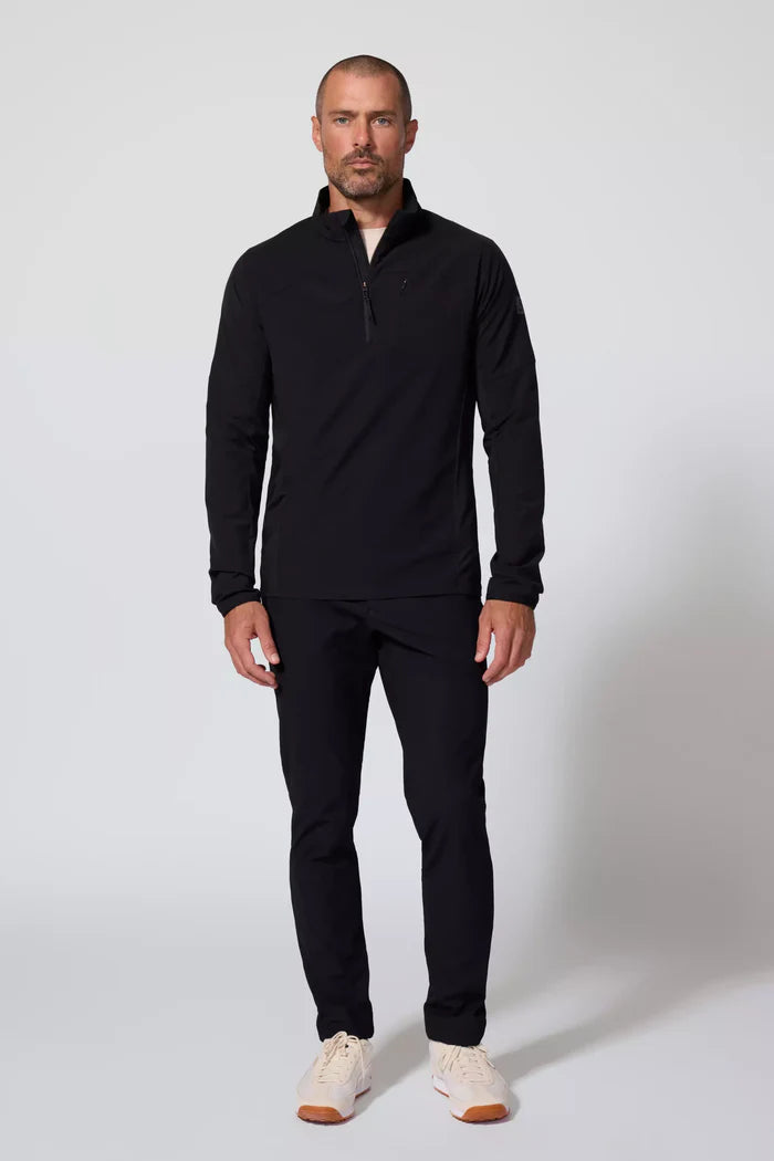 Rove 1/2 Zip in Black