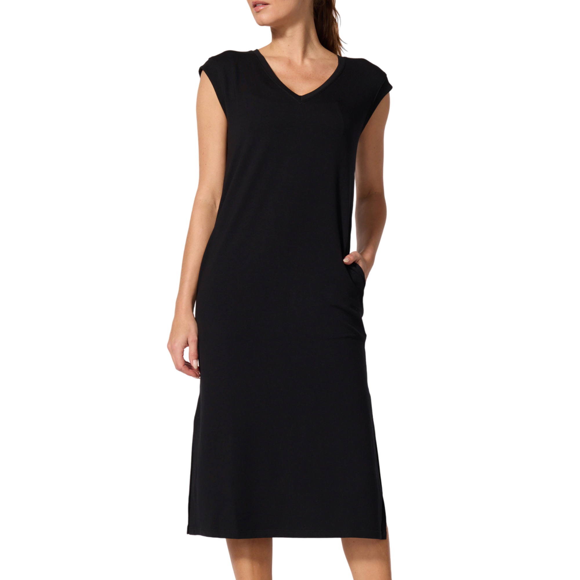 Serene Sleeveless Maxi - Black