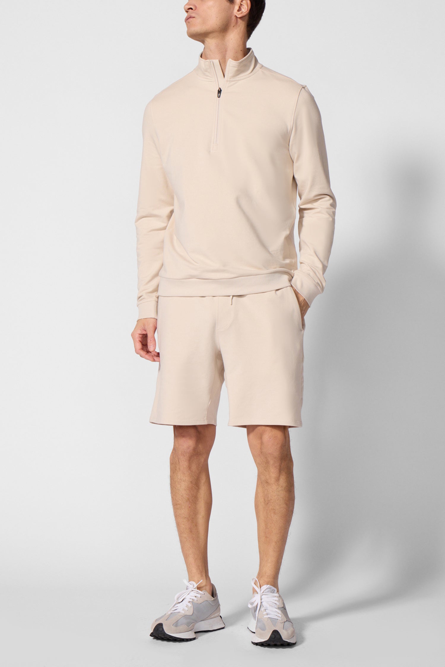 MPG Men's Comfort Lite 1/4 Zip - Stone