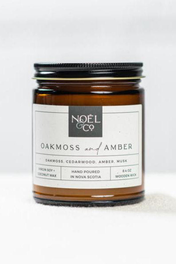 Oakmoss and Amber Scented Candle