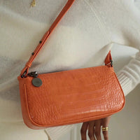 Fayette Bag in Orange Croc
