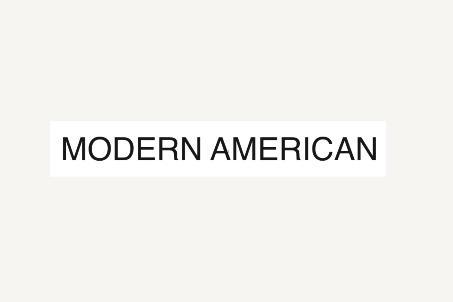 Modern American