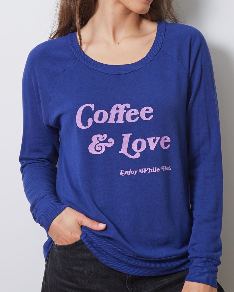 Chelsea Sweater in Coffee & Love