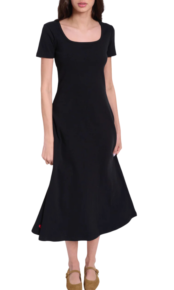 Caileigh Midi Dress - Black