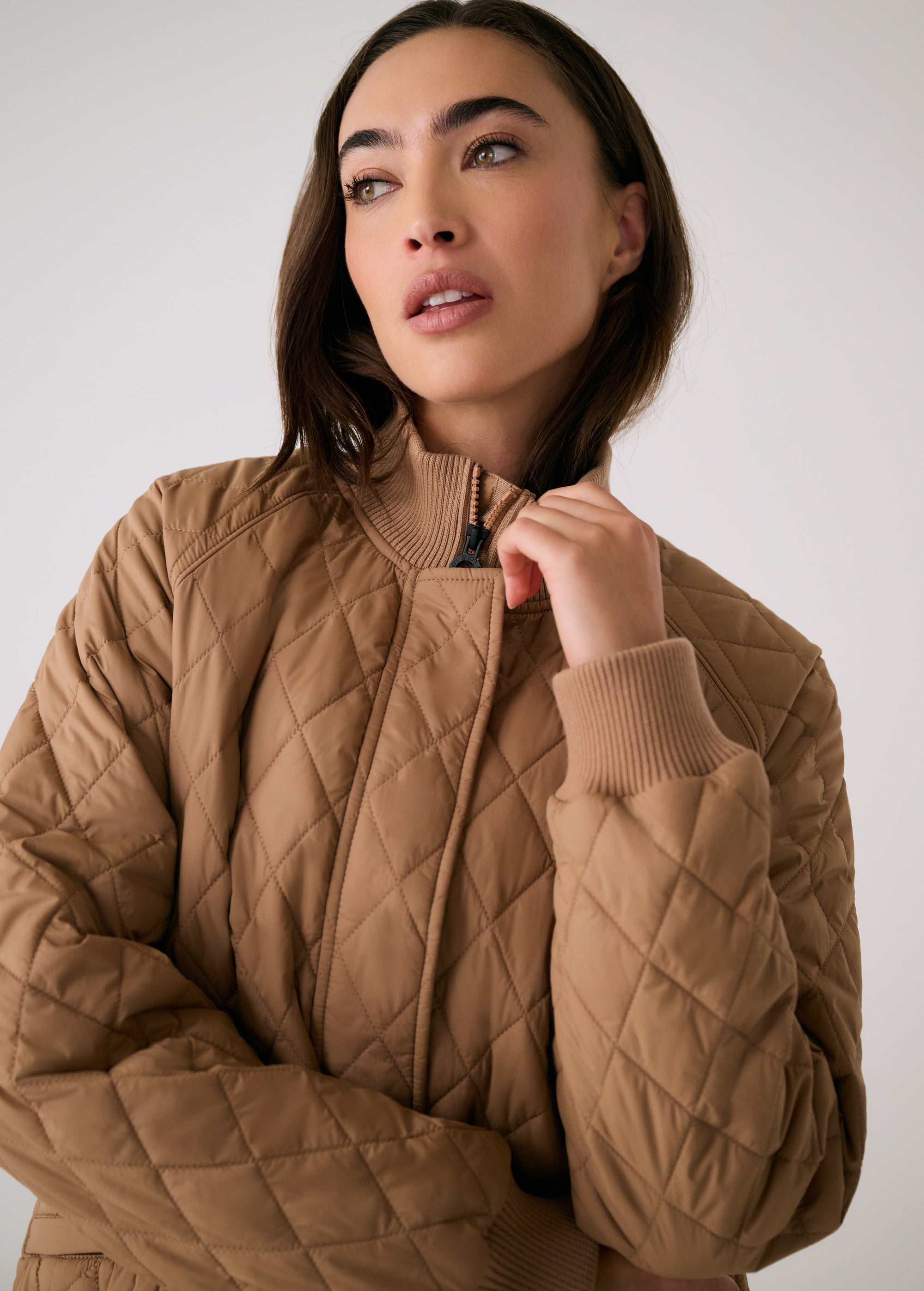 3/4 Bomber Jacket - Dune