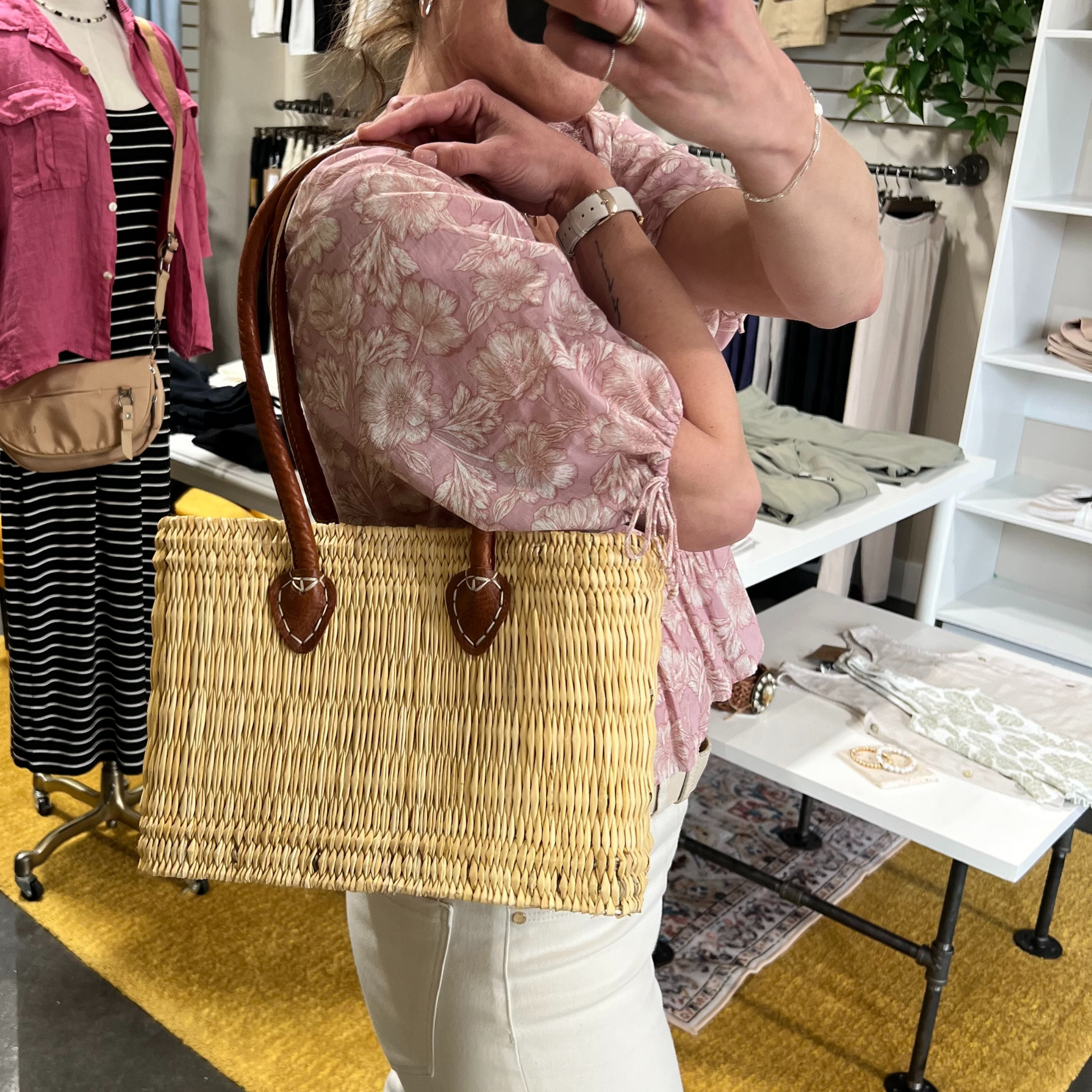 Handwoven Everyday Straw Tote