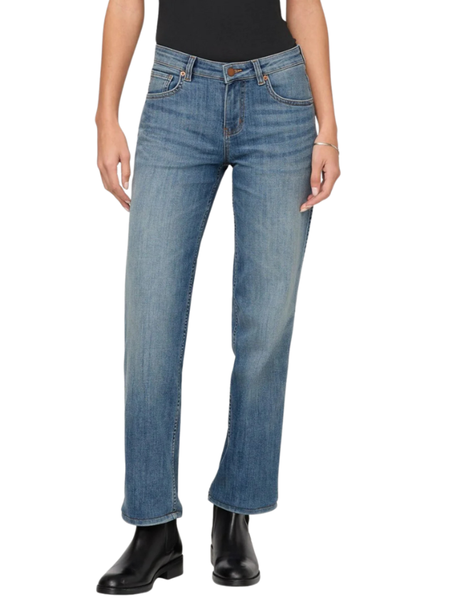 Performance Mid-Rise Straight Leg - Blue Ash