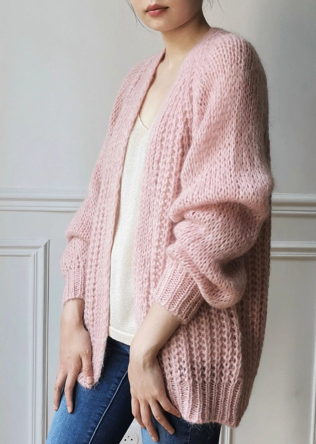 Michelle Cardigan- Pink