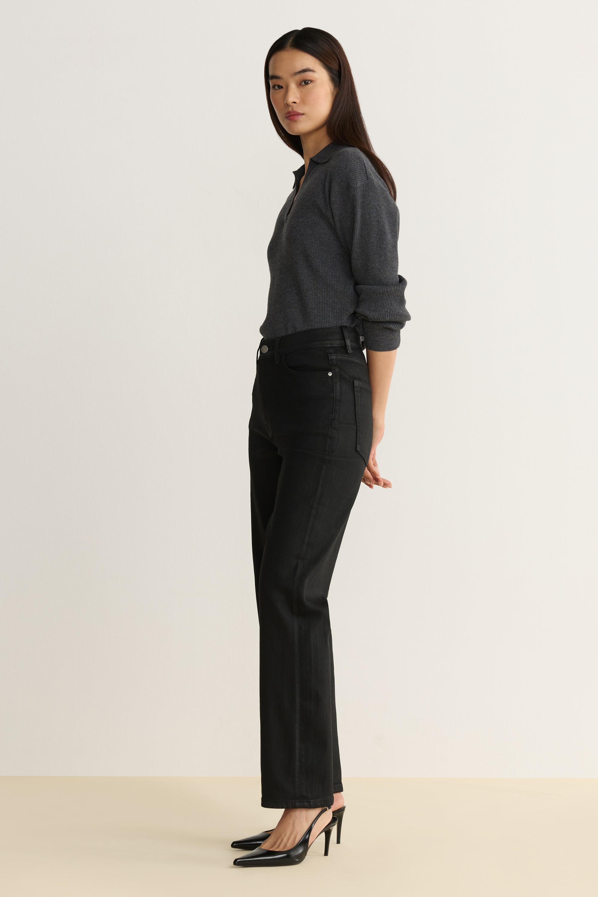 ASE HR Straight- Coated Blk