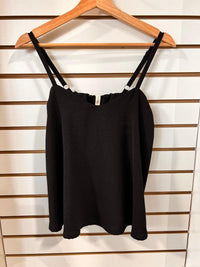 Adjustable Swing Tank in Black