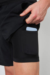 Aerate Lined Short 8” by MPG in Black