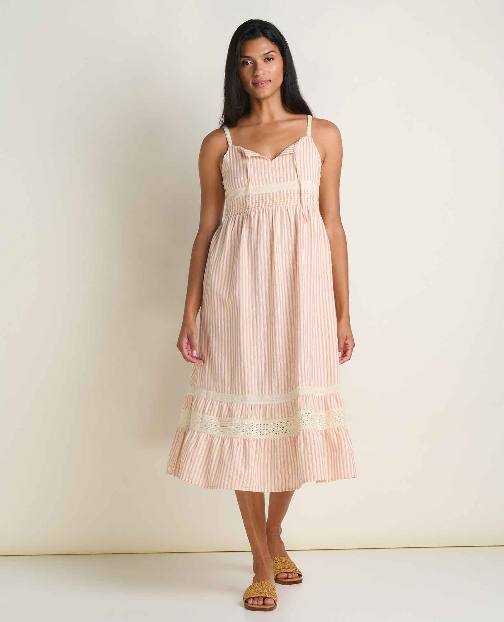 Airscape Midi Dress- Stripe