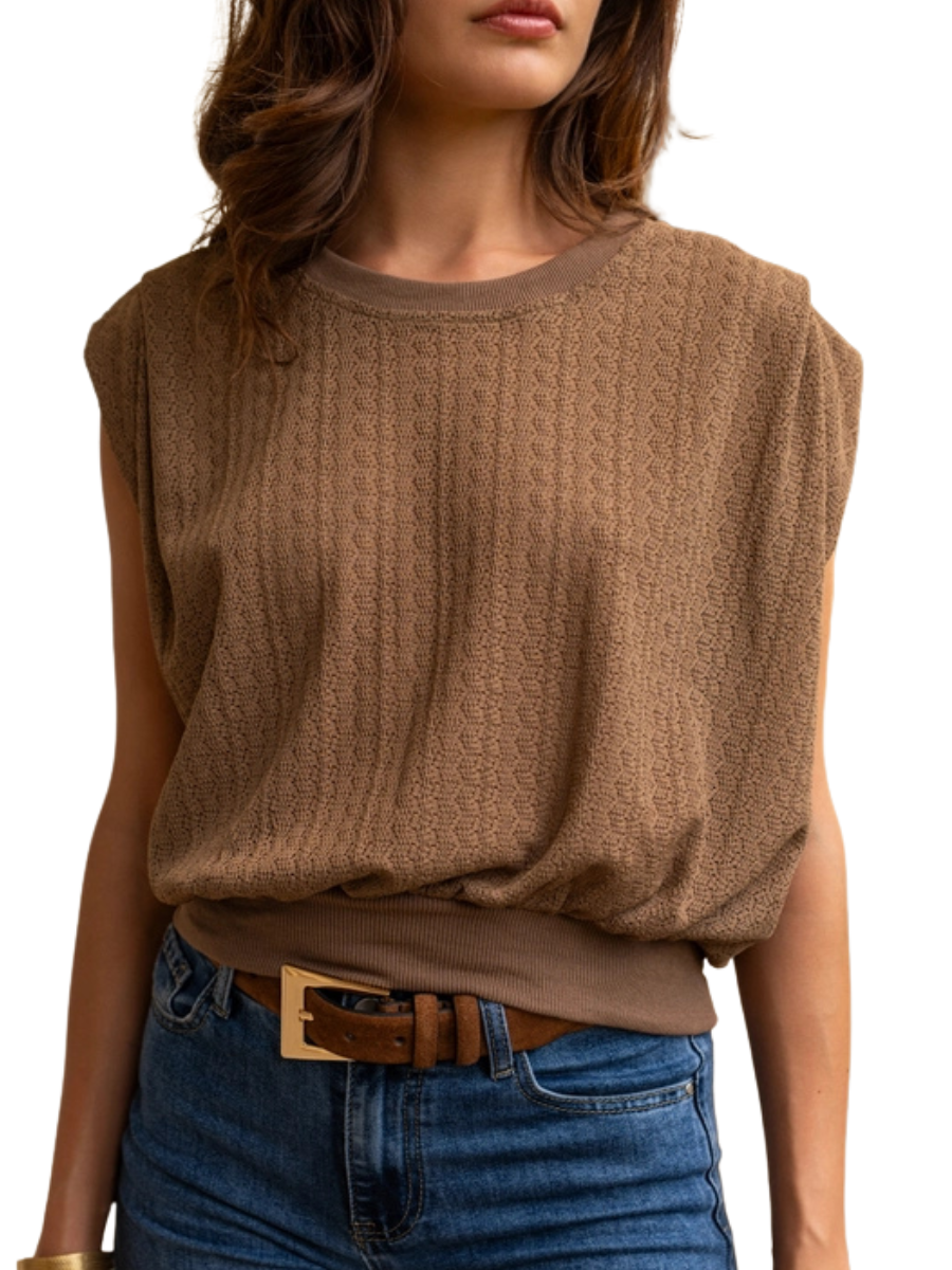 Alizee Light Knit - Dark Taupe