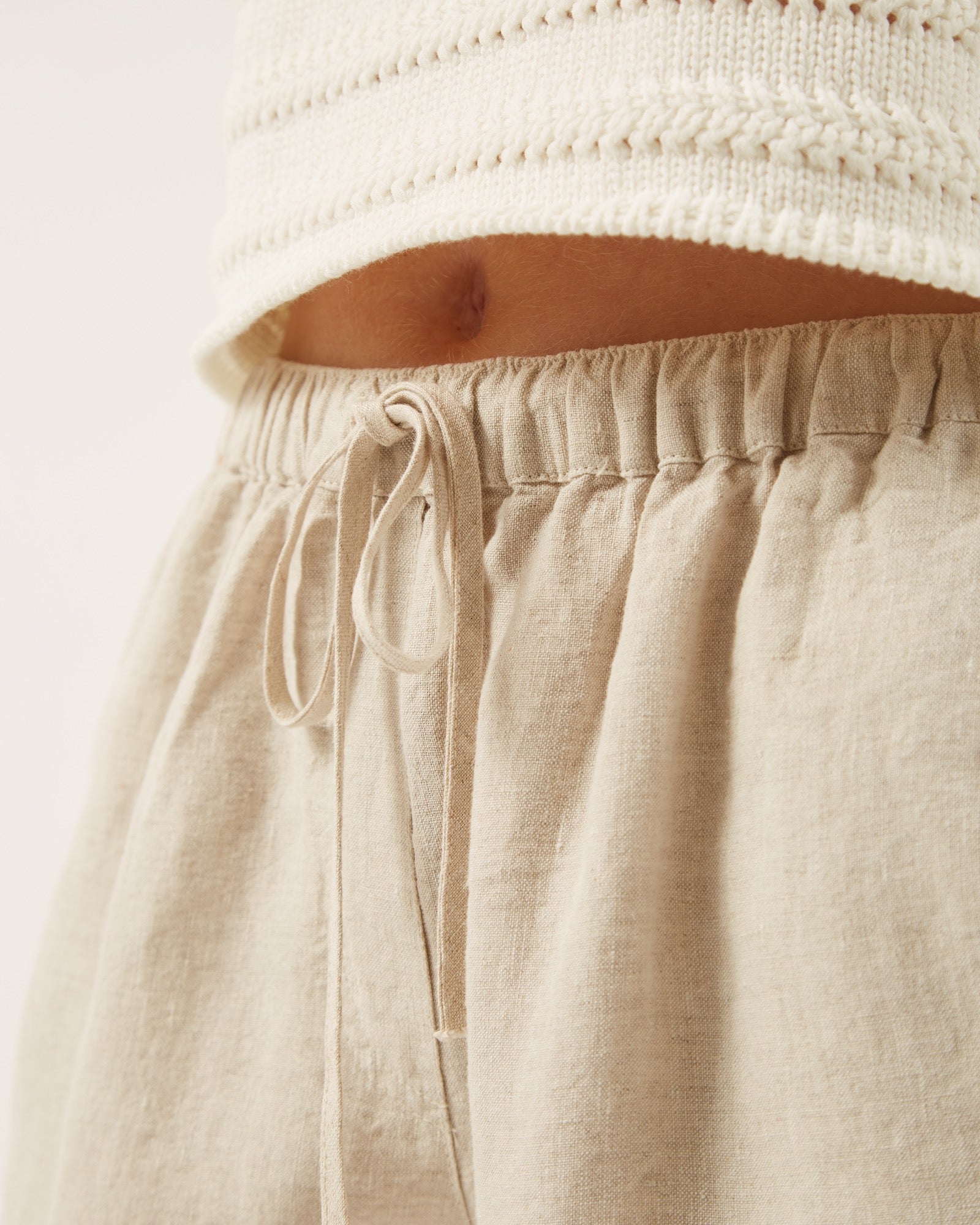 Allen Linen Pant - Oat