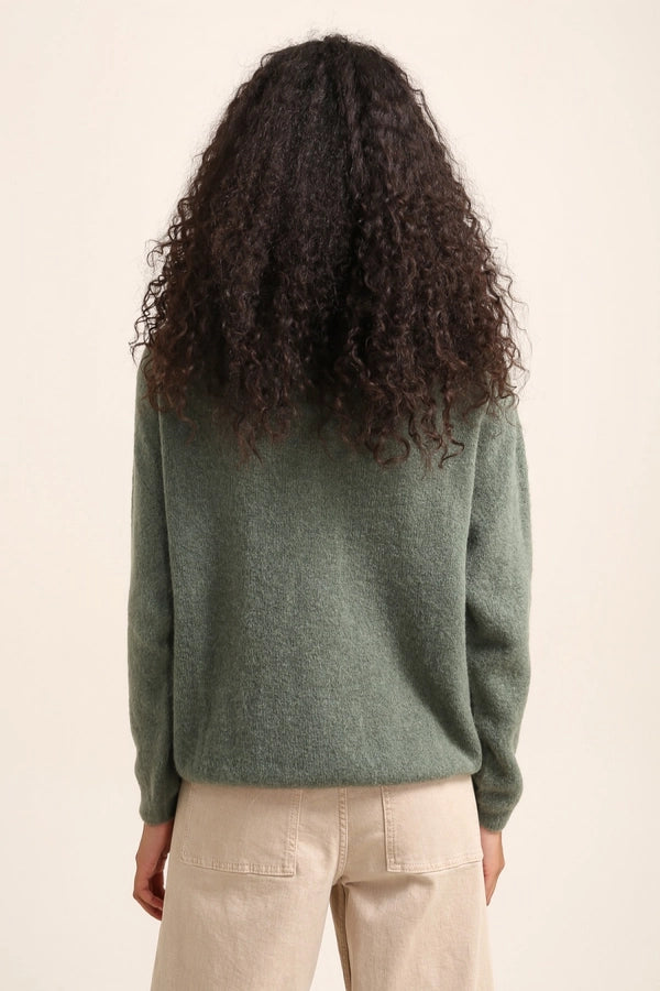 Alpaca Cardigan - Persimmon