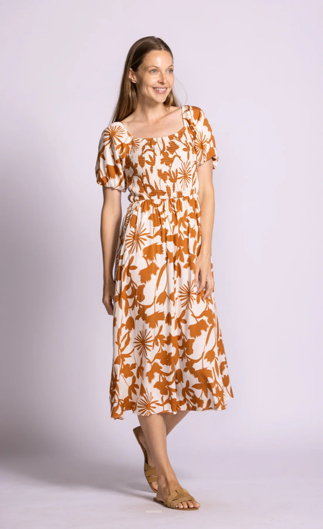 Ampere Dress - Brown