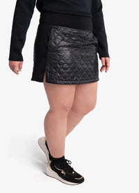 Apex Quilted Insulated Skirt in Black