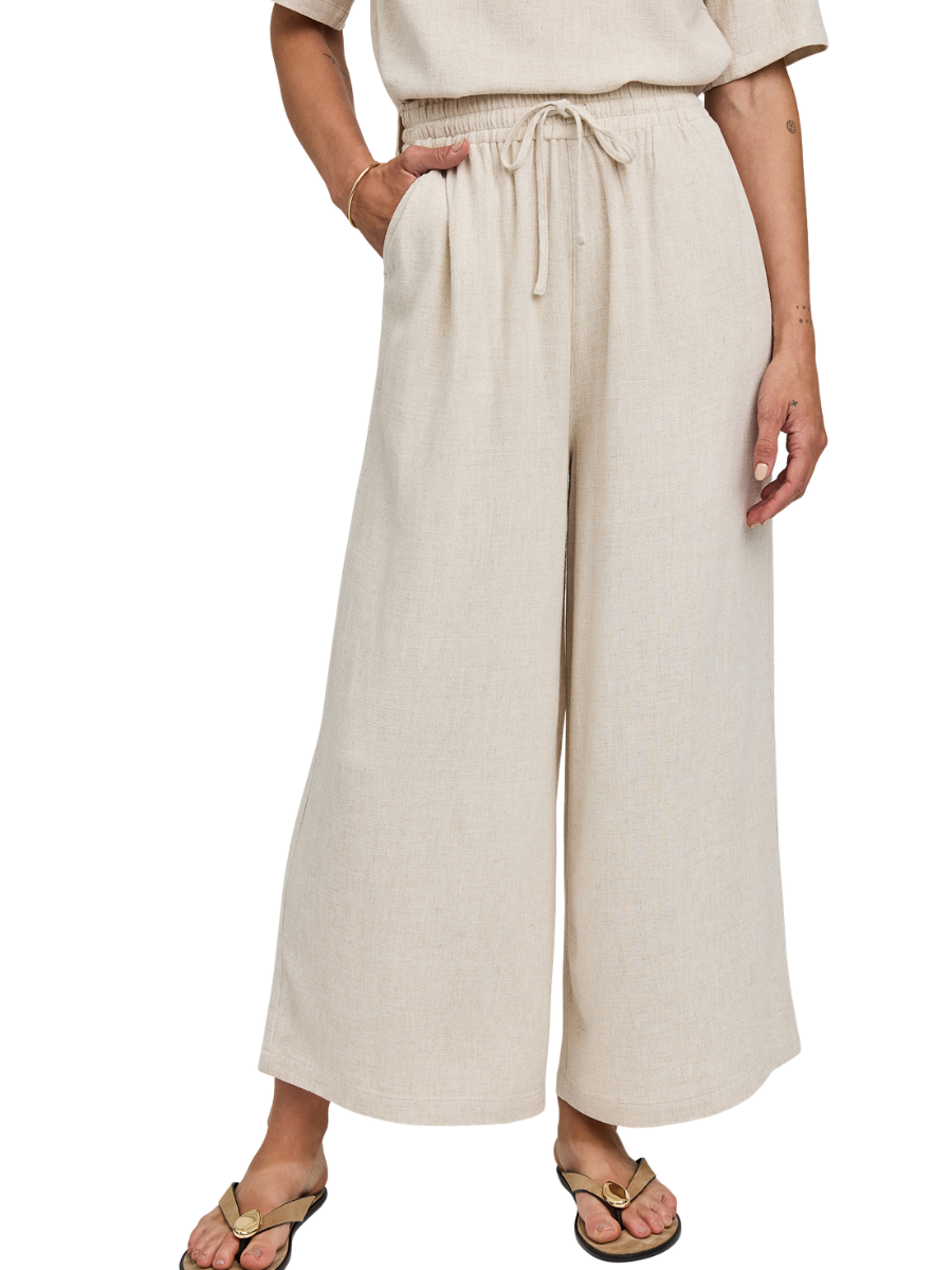 Arlo Linen Blend Pant- Soft Linen