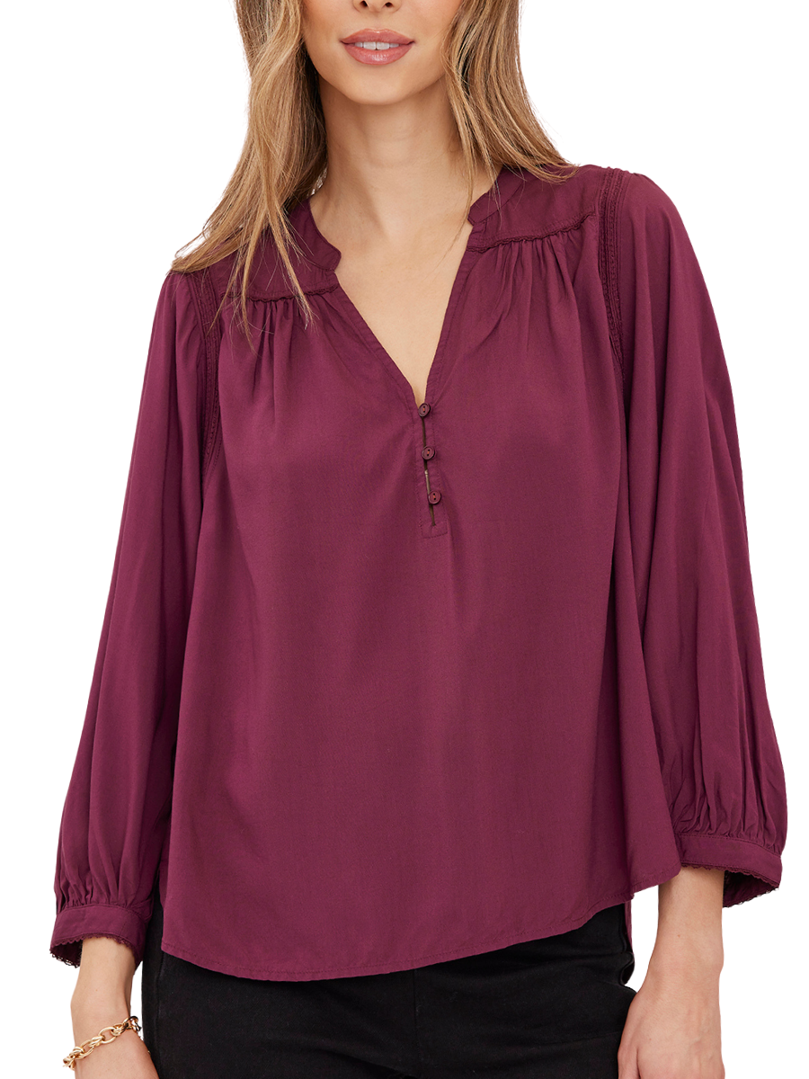 Ashlyn Blouse - Fig