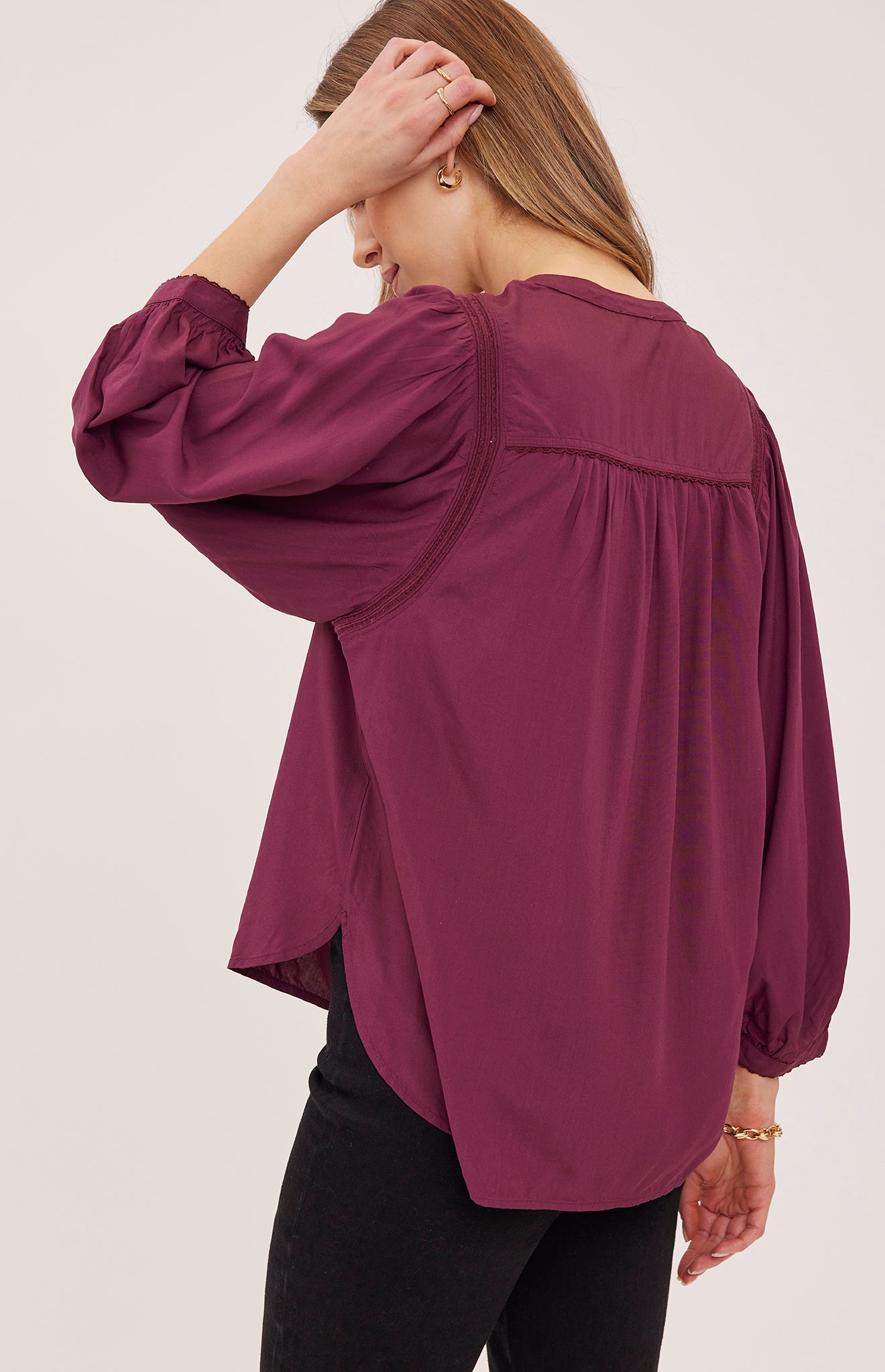Ashlyn Blouse - Fig
