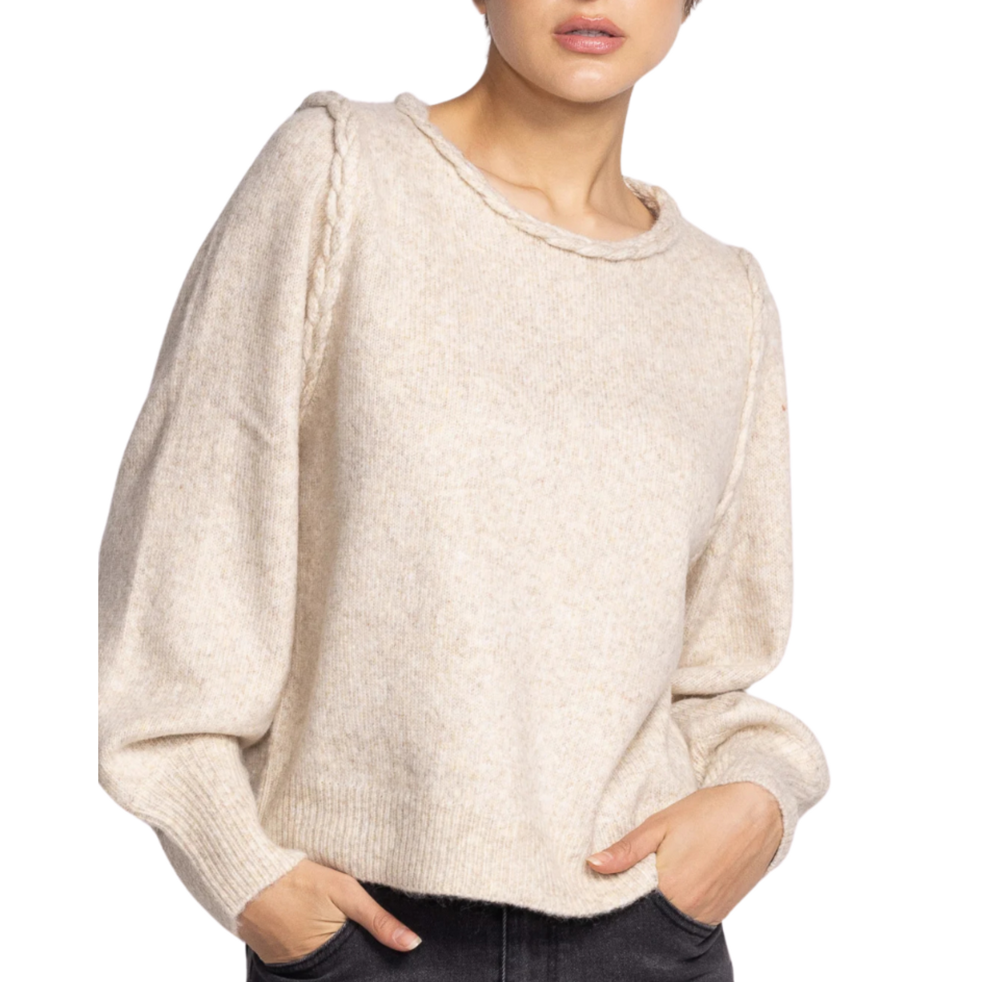 Audrey Sweater in Taupe