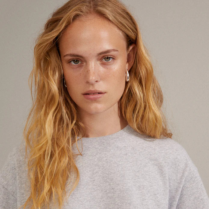 Autumn Hoop Earring - Silver