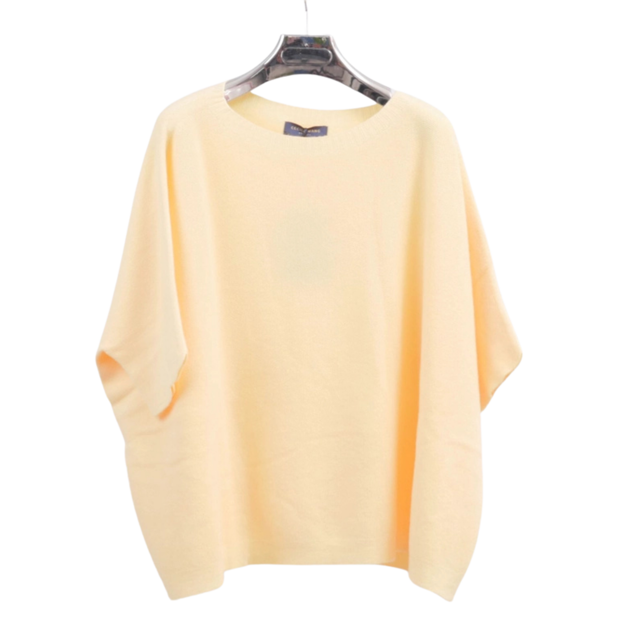 Ava Viscose Crew neck - Butter Yellow