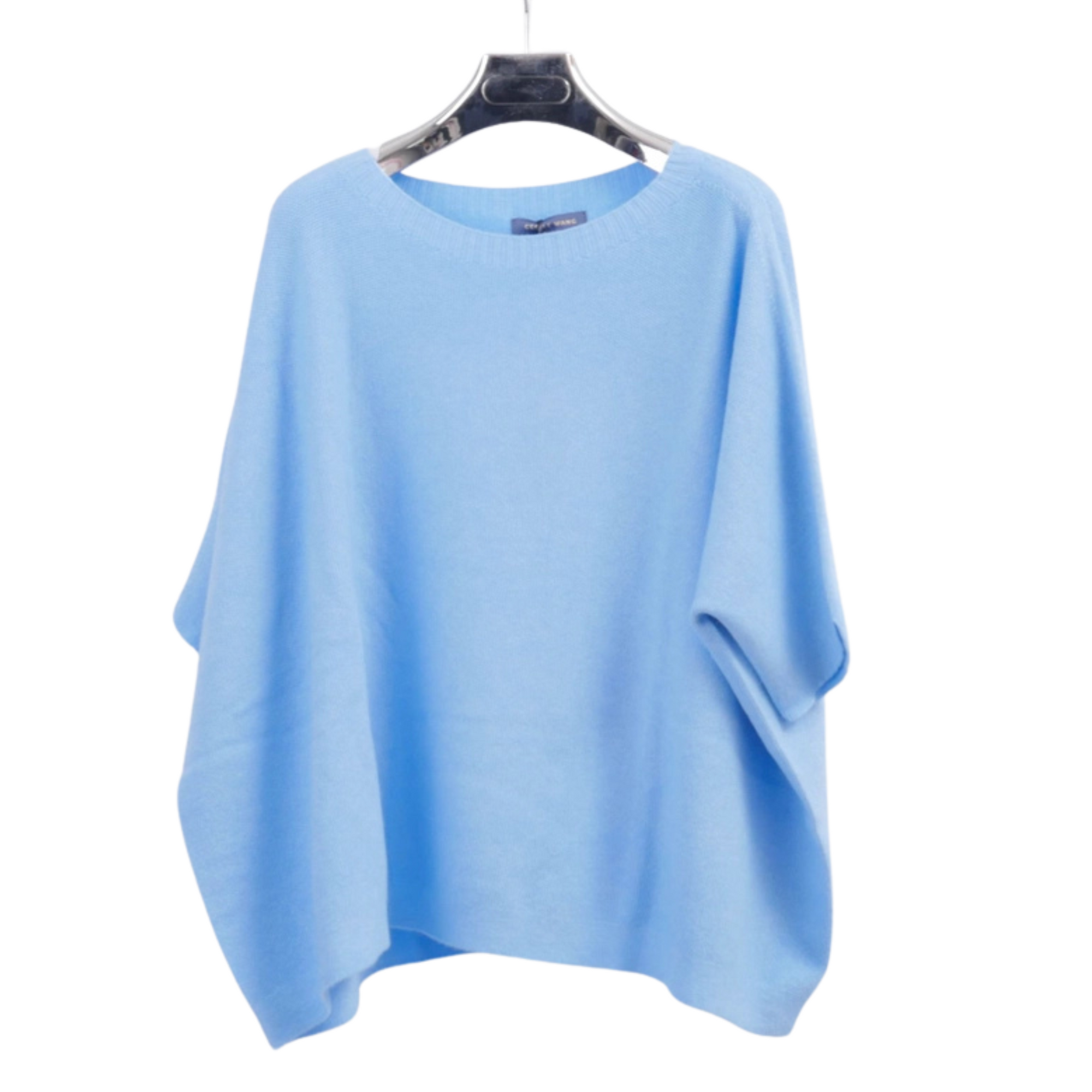 Ava Viscose Boatneck - Sky Blue