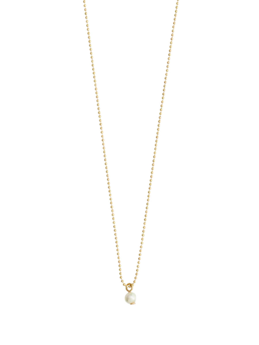 Baker Pearl Necklace - Gold