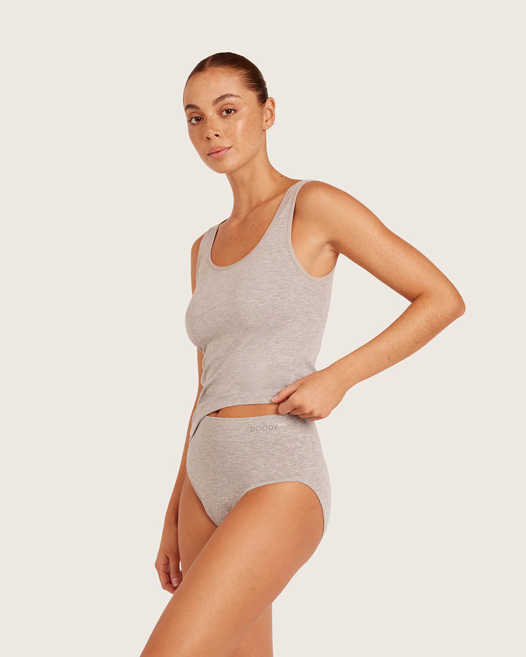 Base Layer Tank - Marl Grey